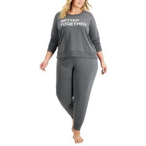 Family Pajamas Womens Matching Plus Better Together Pajama Set Size 2X